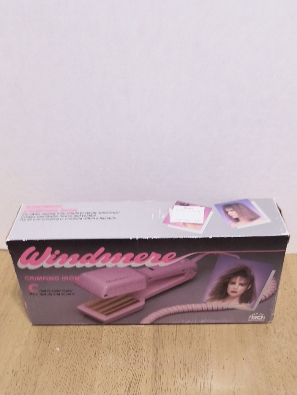 Vintage Windmere Pink Crimping Iron - Women’s Hair Accessory B8